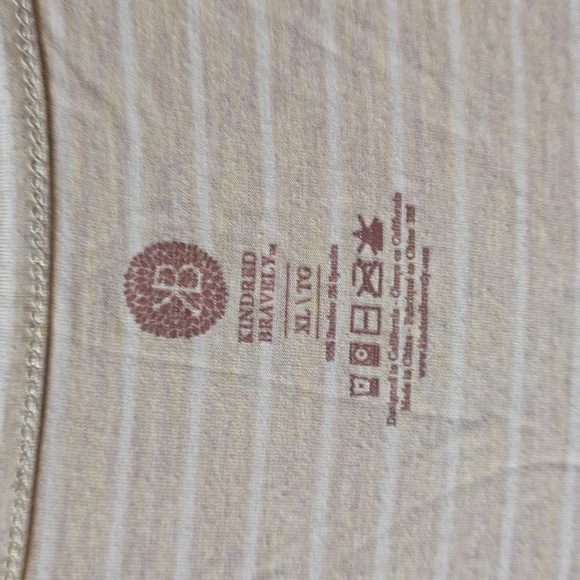 Kindred Bravely Beige Striped Dress XL - Picture 2 of 3